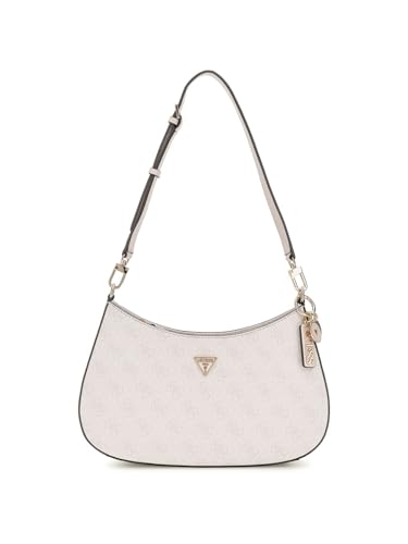 GUESS Noelle II Bolsa de ombro com zíper superior, Logotipo branco, One Size
