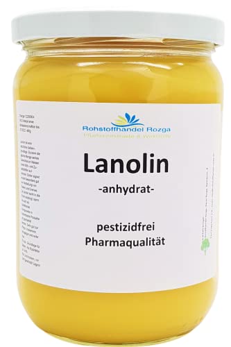 Lanolin anhydrat 500g pestizidfrei Ph. Eur. 10.5 Wollwachs Wollfett lanea apes Salbengrundlage lanolin anhydrid wasserfrei