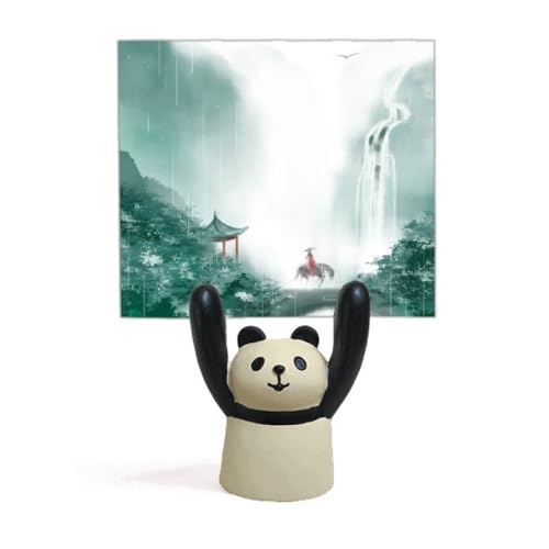 Porte-mémo chinois sur le thème panda cadeau aquarelle original