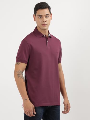 Image of Tommy Hilfiger Men's Cotton Regular Fit Polo T-Shirt