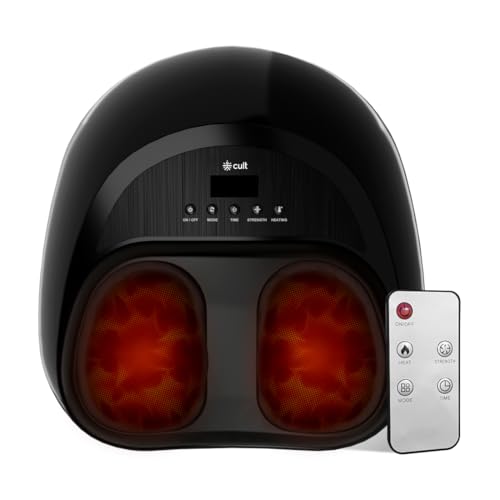 Image of Cult Pulse foot massager with Air compression, Deep Kneading rollers, Multiple Modes, Pain Relief leg massager