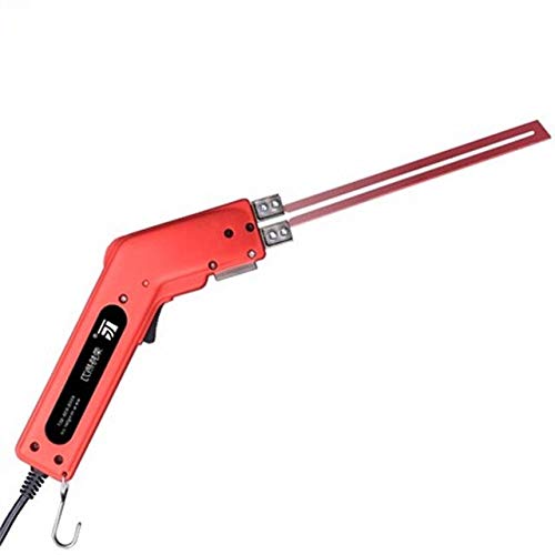Soldering 150W Hand Held Electric Knife+15cm Blade Heating Knife Cutter Fabric Foam Rope Electric Cutting Tools Thermal Cutting Equipment - (Power: 150W, Color: Red, Plug Type: EU)