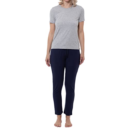 Mey - Sleepy & Easy - Schlafanzug Kurzarm (38 True Blue/Grey Melange)