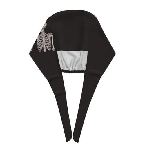 Image of Working Cap Scrub Cap with Sweatband Adjustable Unisex Women Tie Back Hat Nurse Surgical Caps