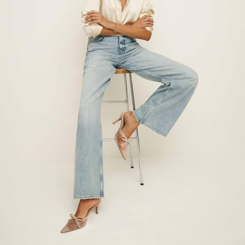 Caradise Mesh Heels for Women Bow Tie Closed Pointed Toe Slip On High Heel Stilettos Mules Sexy Backless Kitten Sandas Wedding Pumps Shoes2