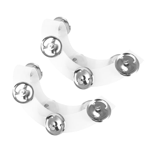 ULDIGI Drum Set Cymbal Tambourine Hi-hat Ring Bell Cymbal Ring Tambourine for Jazz Drums