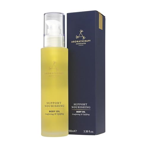 Aromatherapy Associates Nourishing Enrich Body Oil, 3.4 Fl Oz, infused with the intensely conditioning and deeply penetrating powers of Macadamia, Coconut and Evening Primrose esential oils.