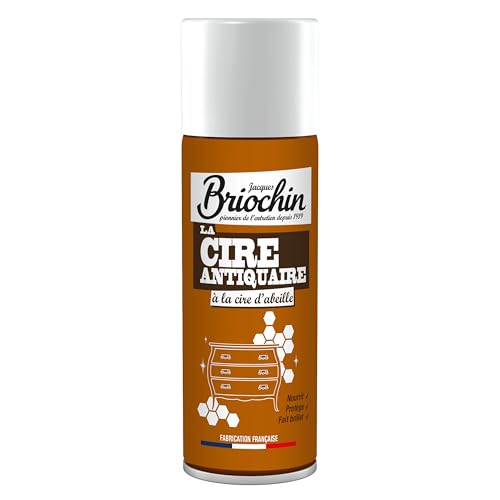 Jacques Briochin - CIR01 - Entretien - Cire Antiquaire Traditionnelle Aérosol - 400 ml