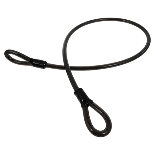 VICASKY 1Pc Bike Lock Flexible Theft Cable for Mountain Bikes Electric Motorcycles and More Black Easy to Install for Use