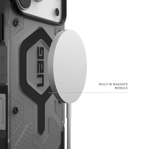 Image of Urban Armor Gear UAG Pathfinder Clear Magnetic Compatible, Rugged Shockproof Anti-Slip Military Grade Protective Case /Cover Designed for iPhone 17 Pro Max (2025) - Ash /Black