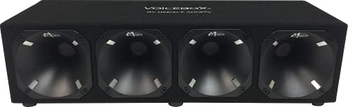Menace Audio (MA-HB444BK-BK-02) - 4 Horn Enclosure - VOICEBOX
