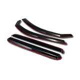 IN-CHANNEL SUN/RAIN VENT SHADE DEFLECTORS WINDOW VISORS 05-15 TACOMA DOUBLE CAB