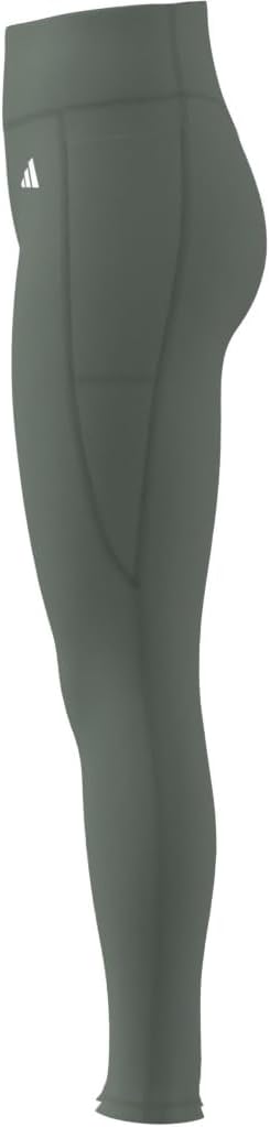Adidas Womens Optime Essentials Stash Pocket Full-Length Training Leggings - Image 3