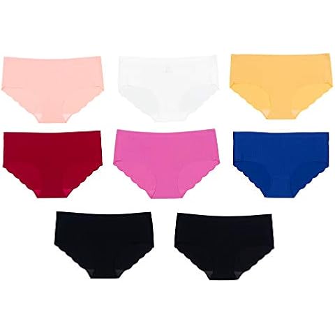 Alyce Intimates Women's Laser Cut Bikini 12 Pack, Assorted Colors - - Medium Cover
