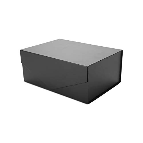 PACKHOME Gift Box 9.5x7x4 Inches, Groomsman Box, Rectangle Collapsible Box with Magnetic Lid