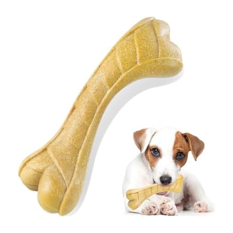 DAOZIJI Indestructible Dog Toys for Aggressive Chewers Medium Small Breed, Tough Dog Chew Dog Bones for Aggressive chewers, Interactive Nylon Dog Chew Bones Toys for Boredom,Puppy Teething Toys Gifts Cover