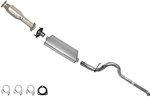 Replacement Part For 2001 Jeep Cherokee 4.0L Lower Under SUV Converter Muffler Exhaust System