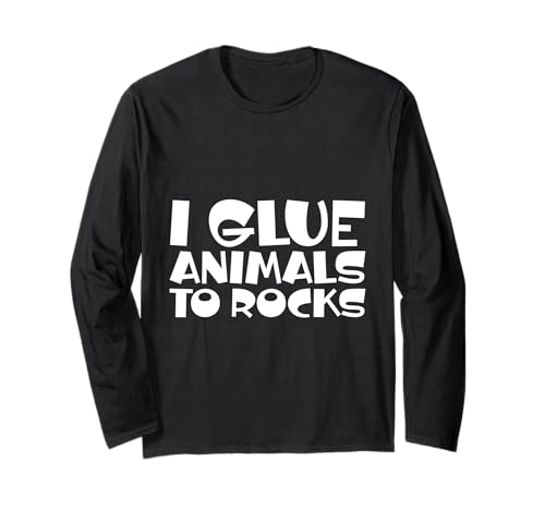 I Glue Animals To Rocks Acuarista Aquascaping Manga Larga