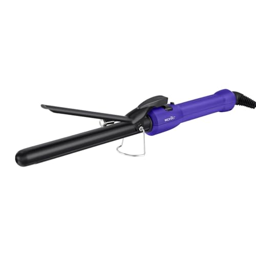 IKONIC Curl Me Up- 22mm Hair Curler Purple with Ceramic Barrel, Heat Ready Indicator, Comfortable Rubber Grip, Safety Stand and Salon Length Swivel Cord for quick Salon like finish