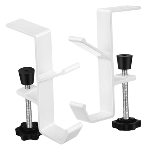 MOLUCKFU 2 Pcs Purse Holder for Table Desk Hook Desk Table Hanger Hook Lightweight Sturdy Bag Hanger for Home