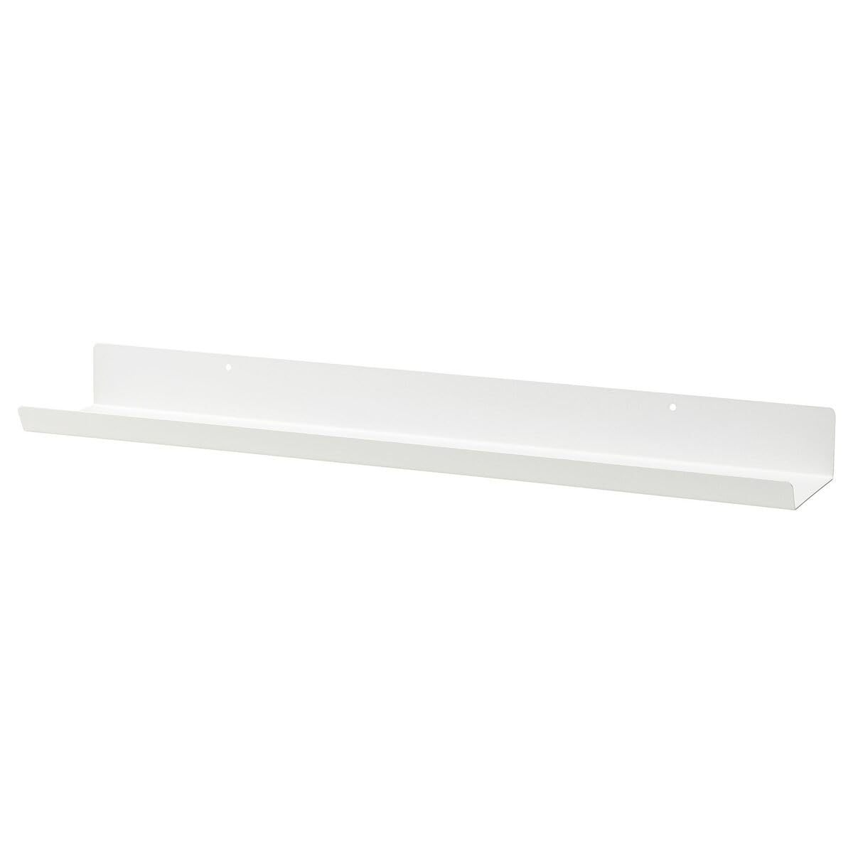IKEA Malmback Picture Display Shelf, 60 cm Length, White Steel, Wall-Mounted, 5 kg Load Capacity-image-29
