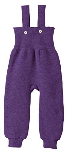 Preisvergleich Produktbild Disana Strick-Trägerhose Pflaume Gr.74 / 80