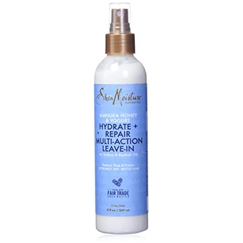 Manuka Honey and Yogurt Hydrate Plus Repair Multi-Action Leave-In by Shea Moisture for Unisex - 8 oz Treatment Cover