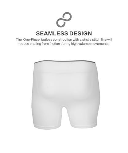 Image of TEGO Core Men's Performance Boxer Brief | Seamless Anti-Chafe Underwear | Soft Compression | 6 inch Inseam | Lightweight & Odour-Control | Designed for Running and Lifting