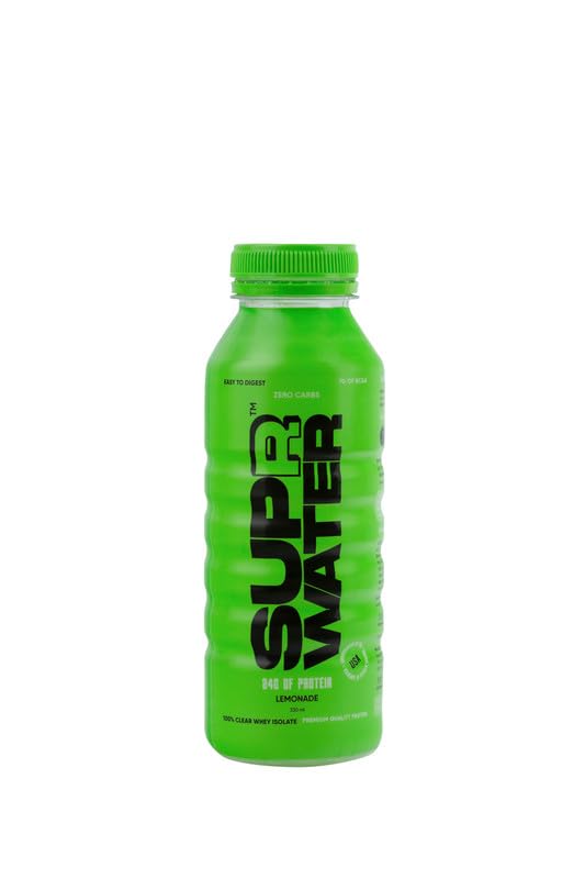 Image of SUPR Refreshing Lemonade Protein Water-330 ML (Pack of 3) | Contain Natural Flavours | Ready To Drink Protein Beverages | Hydrating & Energizing | Ideal For Fitness & Wellness |For Men & Women Both