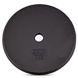 Yes4All 1-inch Cast Iron Weight Plates for Dumbbells - Standard Weight Disc Plates (20 lbs, Single)