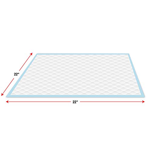 Image of Four Paws Pet Select Pee Pee Pads for Dogs and Puppies, 100 Count, 22 inch x 22 inch (Pack of 3), White, Polymer, Paper, Cotton