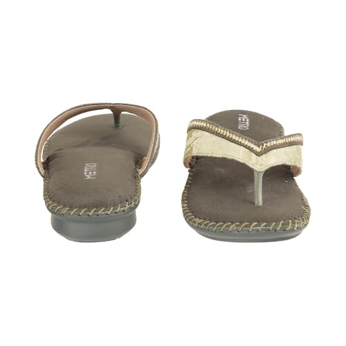 Image of Metro Women's Suede Faux Leather Comfort Slip-on Fashion Sandals