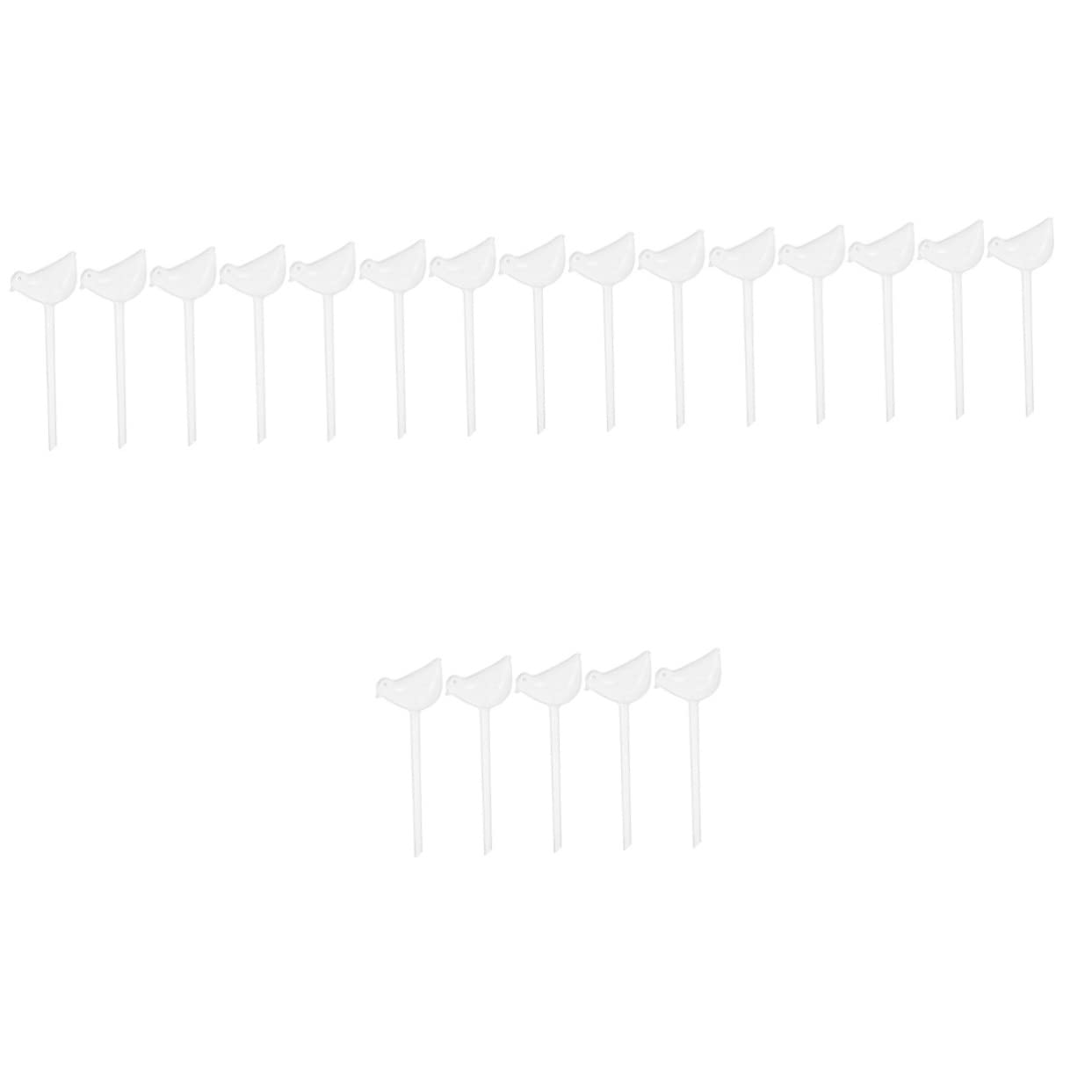 Toyvian 4 Ensembles Système Darrosage Automatique pour Plantes Pot Bulbes Transparents Durable Design Oiseau Décoratif pour Intérieur Et Extérieur Débit 5 Pièces * 4