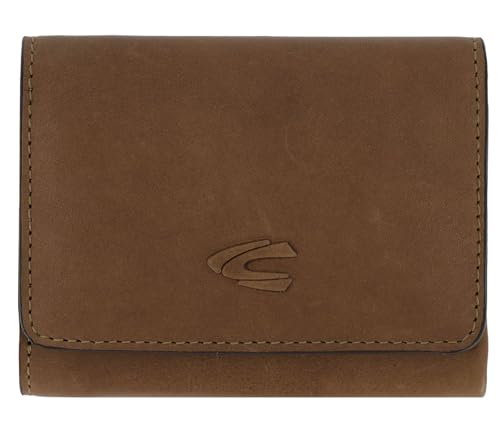 Portefeuille camel active Valencia cognac : grand format femme avec blocage RFID