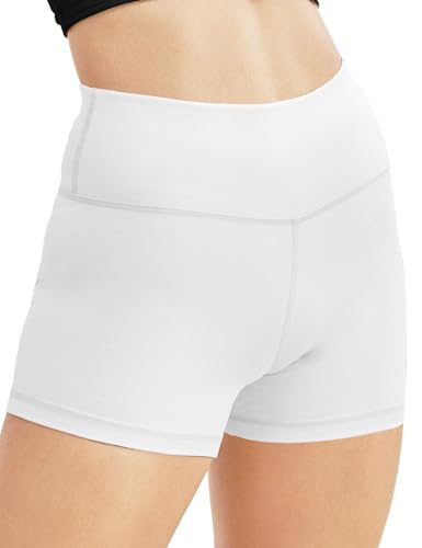 Buauty 2 Pack Spandex Shorts for Women 2.5 Inch Slip Shorts for Under Dress Yoga Workout Biker Booty Cheerleader Dance Shorts2