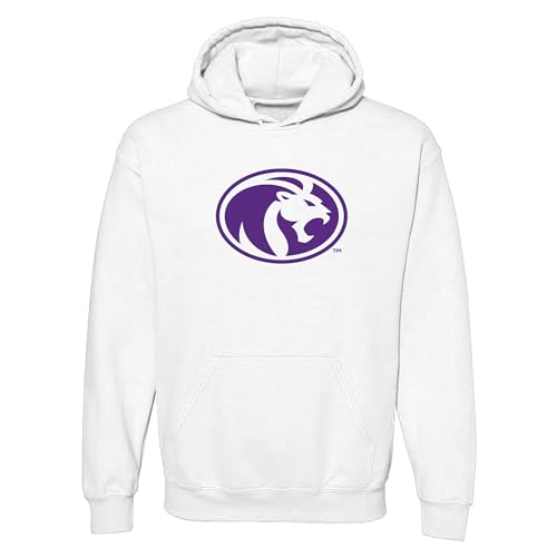 UGP Campus Apparel AH02 - North Alabama Lions Primary Logo Hoodie - Large - White