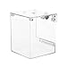 Dranvosk Hanging Bird Bath for Cage | Parrot Bath Bird Shower with Secure Hook | Bird Cage Accessories for Parakeets Small Medium Birds