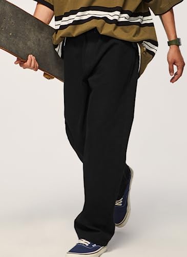 Baggy Jeans for Men Y2k Oversized Vintage Plain Pants 2023 Casual Wide Leg Jeans Loose Fit Denim Hip Hop Jeans4