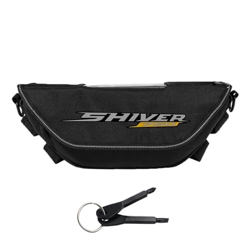 MARCAI Motorrad Lenkertasche wasserdichte Und Praktische Lenkertasche Für Motorräder Für Aprilia Shiver 750(B)