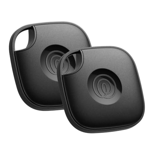 Life360 Tile - Bluetooth Tracker, Keys Finder and Item Locator for Keys, Bags and More. Phone Finder. Both iOS and Android Compatible. 2-Pack (Black)