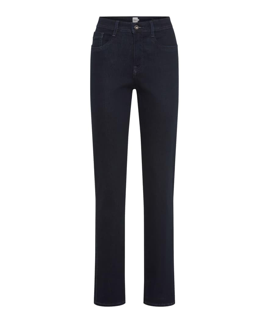 Brax Women's 22 Clean Dark Blue Style.carola Thermo Denim Feminine Trousers, 32W X 34L