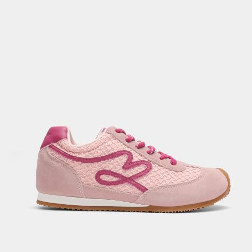 DREAM PAIRS Women's Retro Tennis Fashion Sneakers,Pink,11 - image 4