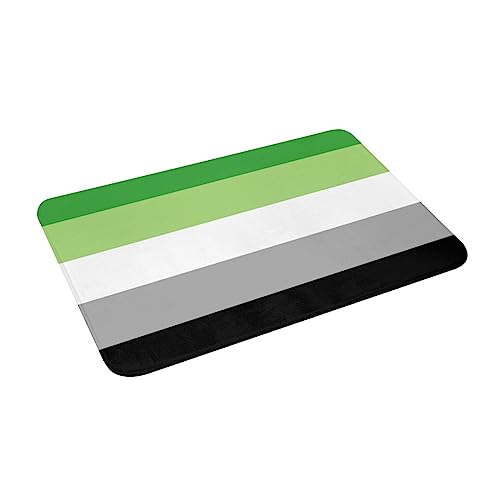 Aromantic Pride Flag Rug