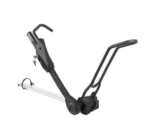 Barras Techo Coche Portabicicletas Universal de 50 kg con Marco Fijo para Bicicleta de montaña, de aleación de Aluminio, con Dos cerraduras para Coches. Portaequipajes Coche Techo