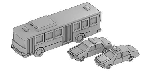 モデリウム 1/700 TFSシリーズ 自動車セットD レジンキット T19V700-007M