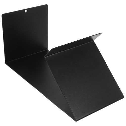 OUNONA Space-Saving Metal Book Display Stand Tall Book Holder Rack for Heavy Picture Frame Stand Flash Card Holder Easel Iron Literature Desktop Organizer