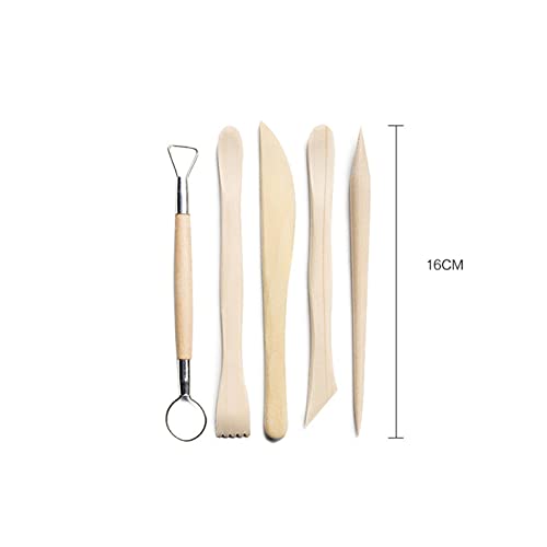 Multifunctioneel Polymeer Clay Tools Ball Stylus Punttools Keramische Shapers Modellering Gesneden keramiek Diy Gereedschapsculptuur aardewerk voor kleiaardewerk, doe-het-zelf (Color : 32pcs set B) - Image 6