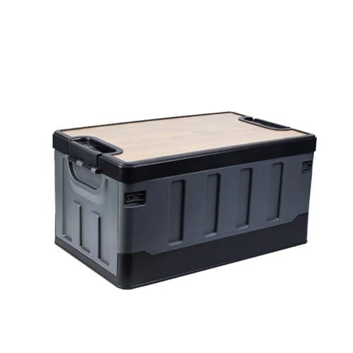 Générique Storage Box, Deck Box – 35L Outdoor Storage Container With Lockable Lid And Handles, All-Weather PP Material, Stackable Utility Boxes And Seat For Camping, Patio Garage – Image 6