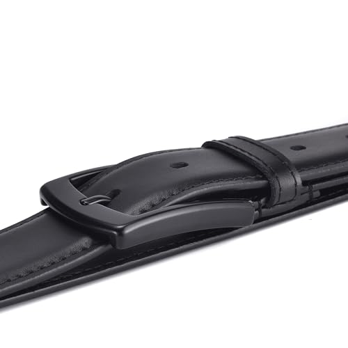 Genuine Leather Belt for Work or Casual – Classic Style for Jeans or Dress3