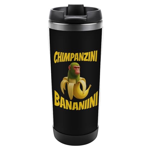 チンパンジーニ バナニーニ イタリアンブレインロット 水筒 子供用 グッズ マグボトル 380ml 直飲み 魔法瓶 男の子 女の子 ステンレス 保温保冷 おしゃれ アニメ 学生用 アウトドア スポーツ 通園 通学 プレゼント